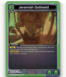 Union Arena Jeremiah Gottwald (052) - Code Geass: Lelouch of the Rebellion - Image 1