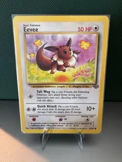 Pokemon Jungle Flareon Vaporeon Eevee Card Lot 1999 Vintage LP - Image 5