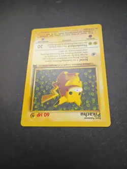 Pokemon Pikachu #1 Black Star Promo Card Wizards ~ Ungraded - Image 2