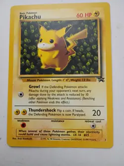 Pokemon Pikachu #1 Black Star Promo Card Wizards ~ Ungraded - Image 5