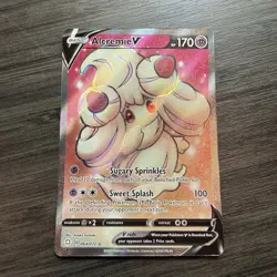 Alcremie V Full Art 064/072 Ultra Rare Shining Fates NM Pokemon TCG Card - Image 1
