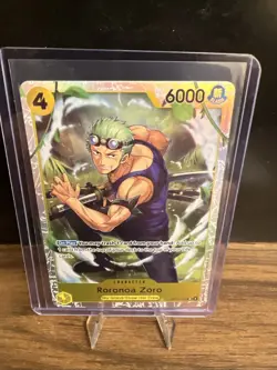 Bandai One Piece CCG Roronoa Zoro SR OP15-113 Holo Character Card 6000 Power - Image 1