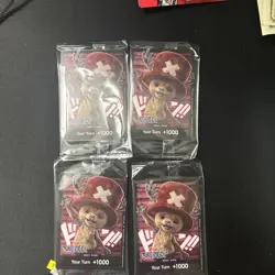 4 (FOUR) One Piece TCG Live Action Chopper Don Card Promo English Sealed 2026 - Image 1