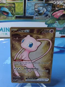 Mew ex - 205/165 - Pokemon 151 Secret Rare Metal Card NM - Image 1