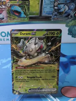 Durant ex - 004/191 - Double Rare Holo Surging Sparks Pokemon Card - NM/M! - Image 1