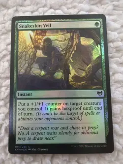 MTG Snakeskin Veil FOIL #194/285 Kaldheim Common KHM NM/M - Image 4