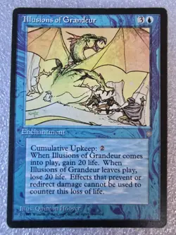 MTG Illusions of Grandeur Ice Age Reserved Rare Vintage Old School Magic - Image 5