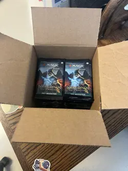 MAGIC THE GATHERING LORD OF THE RINGS SET BOOSTER LOT (x32) FACTORY SEALED - Image 1