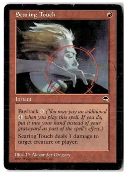 MTG Searing Touch - Tempest Heavily Played English - Image 1