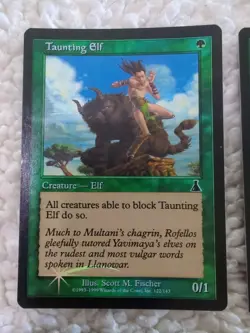 1x Taunting Elf #122 (Foil) (NM) Urza's Destiny UDS Magic MTG - Image 2