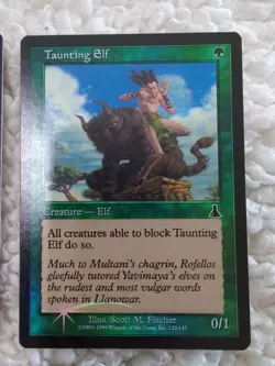 1x Taunting Elf #122 (Foil) (NM) Urza's Destiny UDS Magic MTG - Image 3