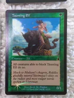 1x Taunting Elf #122 (Foil) (NM) Urza's Destiny UDS Magic MTG - Image 4