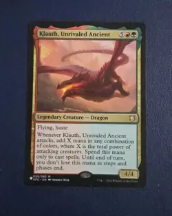 NM Klauth, Unrivaled Ancient 50/62 "The List" Reprint AFC Forgotten Realms - Image 1