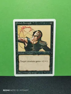Unholy Strength / Unheilige Starke - MTG Magic - Image 1