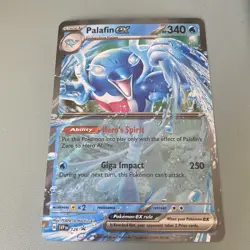 Palafin EX - Pokemon TCG 126 *Jumbo* Sv: Scarlet Violet Promo Cards Holo NM - Image 1