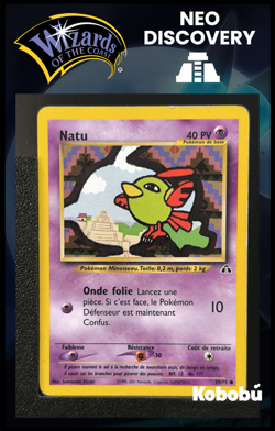 Carte Pokemon Natu 59/75 Edition 2 Ed 2 Neo Discovery Wizards FR 4 - Image 1