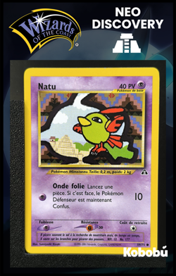Carte Pokemon Natu 59/75 Edition 2 Ed 2 Neo Discovery Wizards FR 1 - Image 1