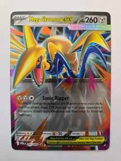 MEGA SKARMORY EX 055/088 DOUBLE RARE PERFECT ORDER POKEMON NM/M - Image 1