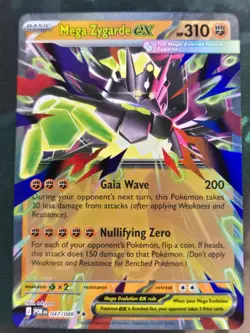 Mega Zygarde ex 047/088 Double Rare Perfect Order NM/M Pokemon - Image 1