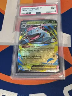 2025 POKEMON MEG EN-MEGA EVOLUTION #003 MEGA VENUSAUR EX PSA 9 - Image 4