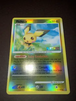 Pokemon! Pichu - Burger King Promo - Reverse Holo - 45/100- NM! - Image 1