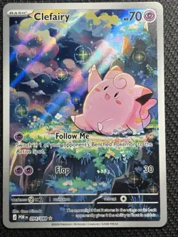 Pokemon TCG Clefairy Sv09 Journey Together Illustration Rare Holo PT 094/088 - Image 1