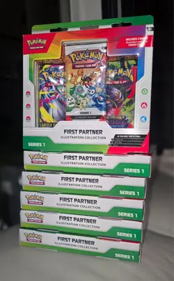 Pokemon TCG First Partner Illustration Collection Series 1 New Sealed - Image 1