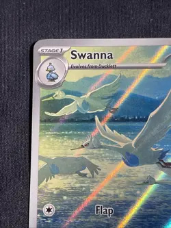Pokemon Swanna 110/086 SV: White Flare Illustration Rare Full Art Holo NM - Image 2