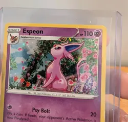 Pokemon Sword & Shield SWSH174 Espeon Cosmos "HD SWIRL" Promo Holo NM - Image 2