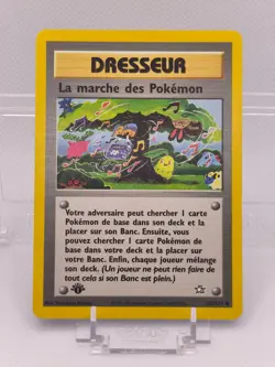 Pokemon La marche des Pokemon 102/111 Neo Genesis 1ere Edition Francais NM - Image 1