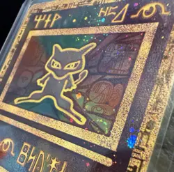Ancient Mew Promo SWIRL Holo Pokemon Movie 2000 WOTC - Damaged - Image 1