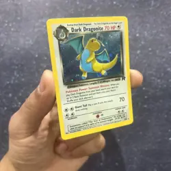 2000 Pokemon Team Rocket Dark Dragonite Holo #5/82 LP - Image 2