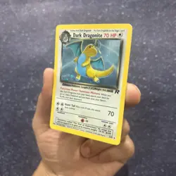 2000 Pokemon Team Rocket Dark Dragonite Holo #5/82 LP - Image 3