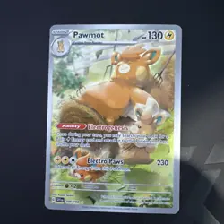 Pokemon TCG Pawmot 209/198 Scarlet & Violet Base Set Illustration Rare - Image 1