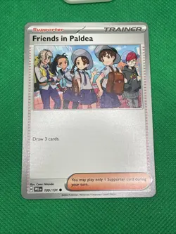 2025 Pokemon Friends in Paldea 109 Prismatic Evolutions 1 Reverse Holo 1 Regular - Image 3