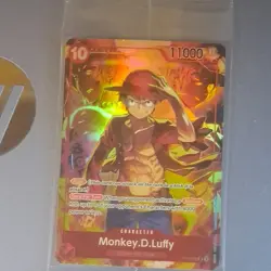 Bandai Monkey.D.Luffy ST10-006 Super Rare Foil Rush One Piece Promotion 11000 - Image 1
