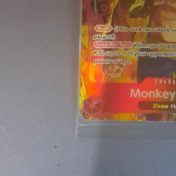 Bandai Monkey.D.Luffy ST10-006 Super Rare Foil Rush One Piece Promotion 11000 - Image 4