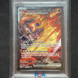 Pokemon S&V Destined Rivals #229 SIR Team Rocket's Moltres ex PSA 10 Gem Mint - Image 3