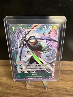 ONE PIECE Kuro (Alt Art) OP15-025 R Adventure on KAMI's Island English - Image 1