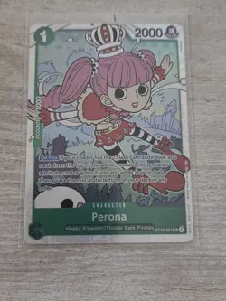 2025 One Piece Legacy of the Master Perona Super Rare #OP12-034 NM - Image 1
