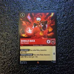 Donald Duck Ruby Champion - 121/204 - Rare - Disney Lorcana - Image 1