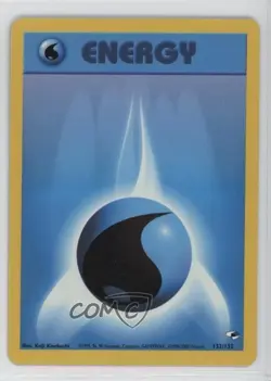 Water Energy Pokemon Gym Heroes #132 2000 - Image 1