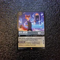 Nick Wilde Persistent Investigator - 187/204 - Rare - Disney Lorcana - Image 1