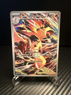 Pokemon TCG Ethan's Typhlosion Destined Rivals Illustration Rare Card 190/182 NM - Image 1