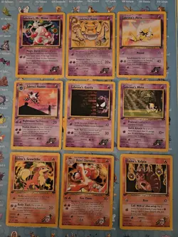 Pokemon TCG Gym Challenge 1st Edition Card Lot - Image 1