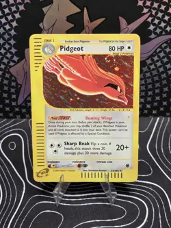 Pidgeot 23/165 Expedition Rare Holo Pokemon Card TCG 2002 E-Reader LP+/NM - Image 1