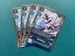 Strabimon BT7-019 Playset Next Adventure Digimon Card Game x4 - Image 1