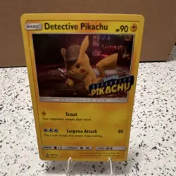 Pokemon Detective Pikachu SM170 Promo Holo Card 90 HP English - Image 1
