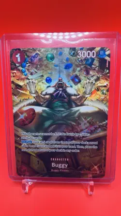 Bandai One Piece CCG Buggy OP03 Character Card OP03-008 3000 Power Standard - Image 1
