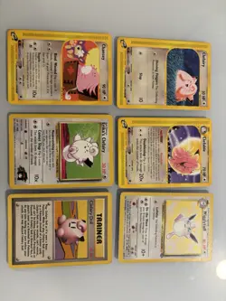 Pokemon TCG Base Set Gym Challenge Ditto Chansey Lot 21 Cards Trainer Energy - Image 3